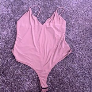 Camel high thigh bodysuit